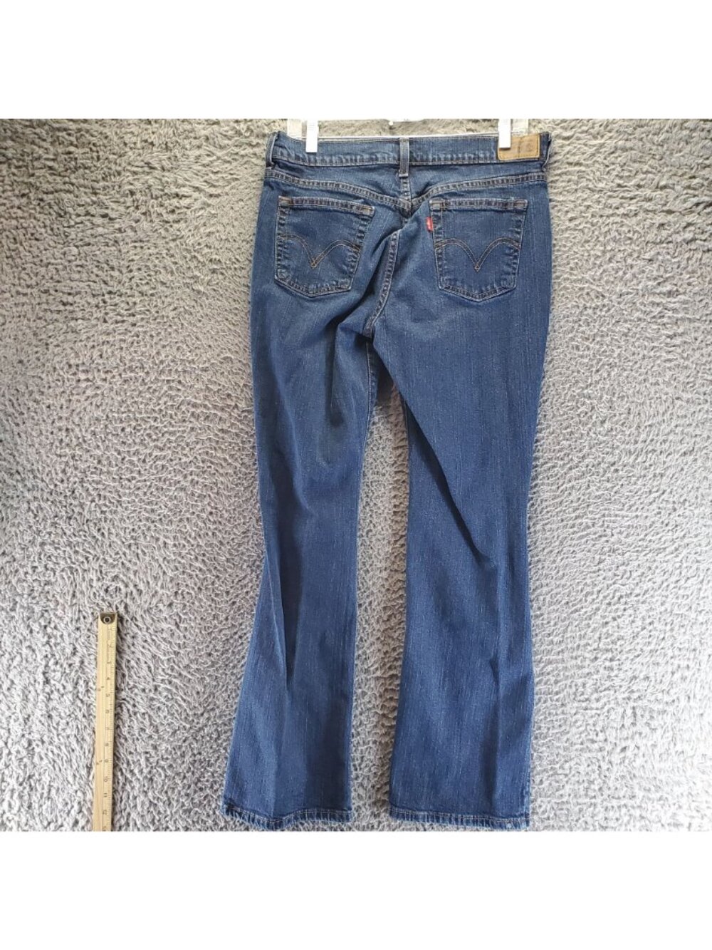 Levis Jeans Womens Size 10 Blue Bootcut Stretch Denim *Read* - Picture 10 of 11